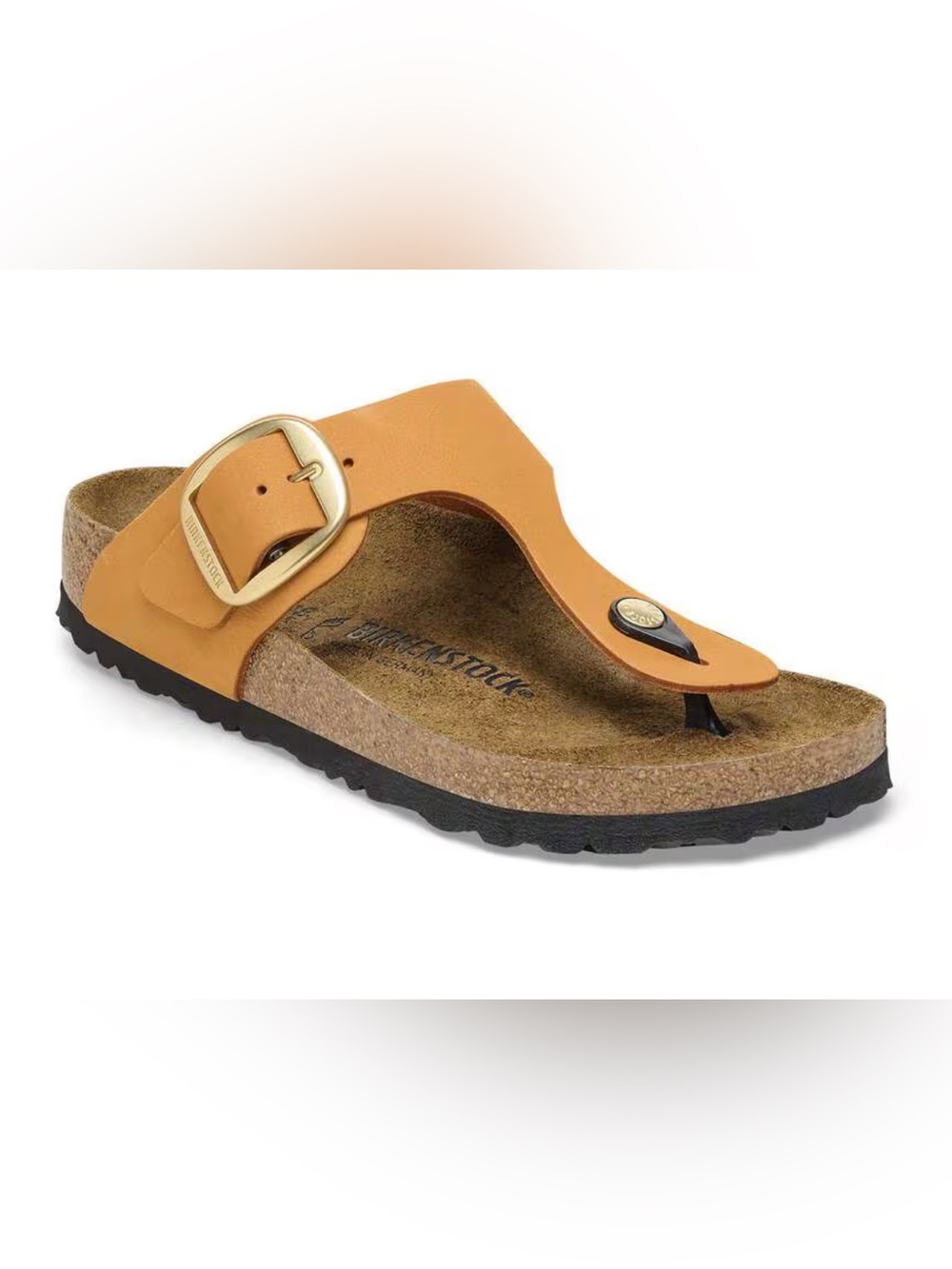 Mustard Yellow Birkenstock Gizeh Sandals